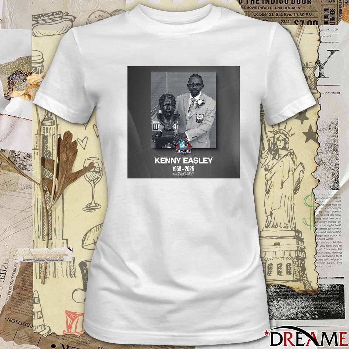 Rest In Peace Pro Football Hall of Famer Kenny Easley 1959 – 2025 Poster t-shirt