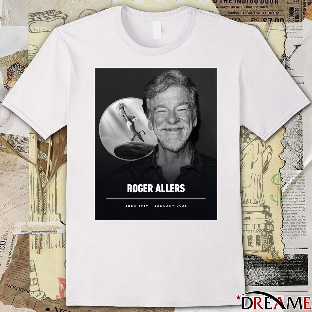 Rest In Peace Roger Allers June 1949 – January 2026 Poster t-shirt
