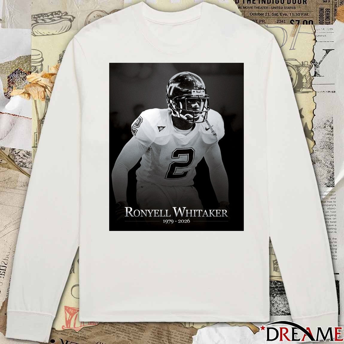 Rest In Peace Ronyell Whitaker 1979 – 2026 Virginia Tech Football Poster t-shirt