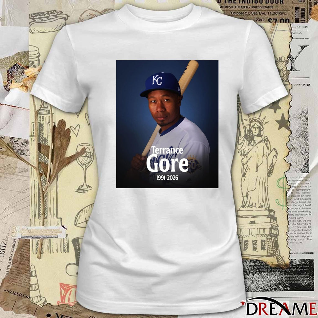 Rest In Peace Terrance Gore 34 Years Old 1978-2026 Poster t-shirt