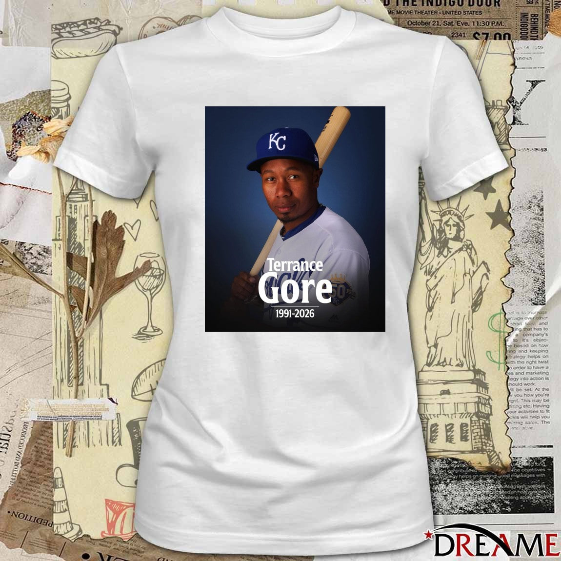 Rest In Peace Terrance Gore 34 Years Old 1978-2026 Poster t-shirt