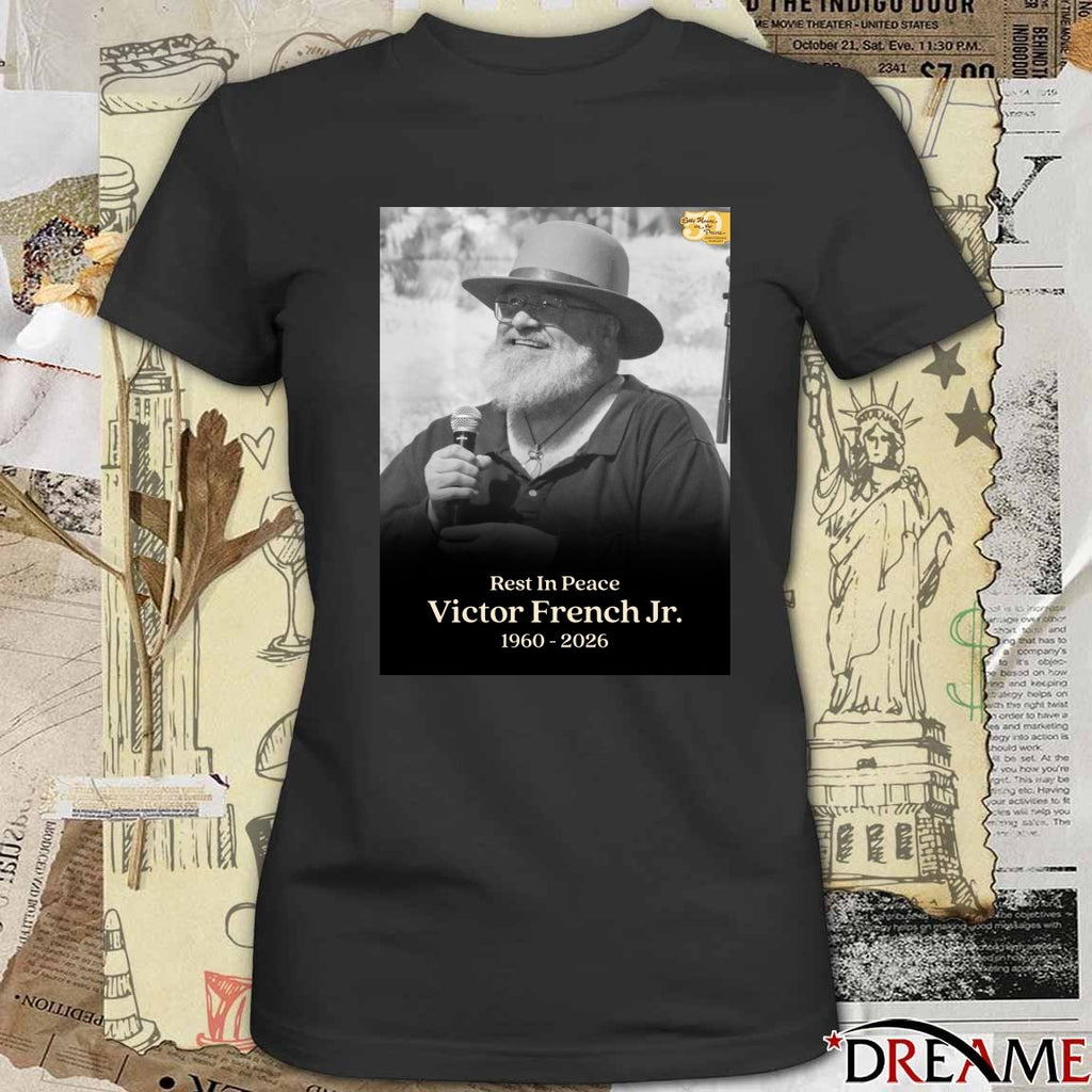 Rest In Peace Victor French Jr. 1960 – 2026 Poster t-shirt