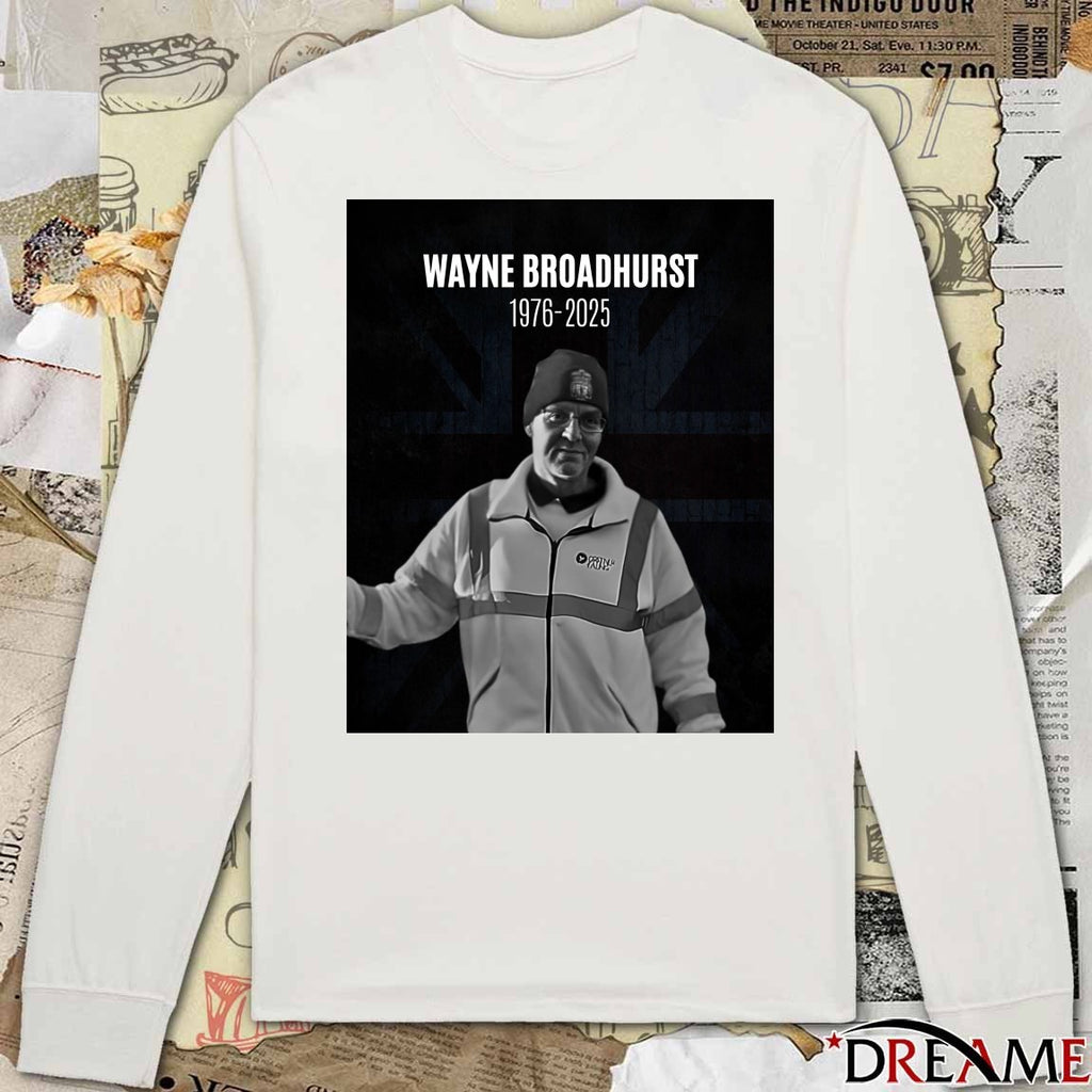 Rest In Peace Wayne Broadhurst 1976 – 2025 Visegrád24 Poster t-shirt