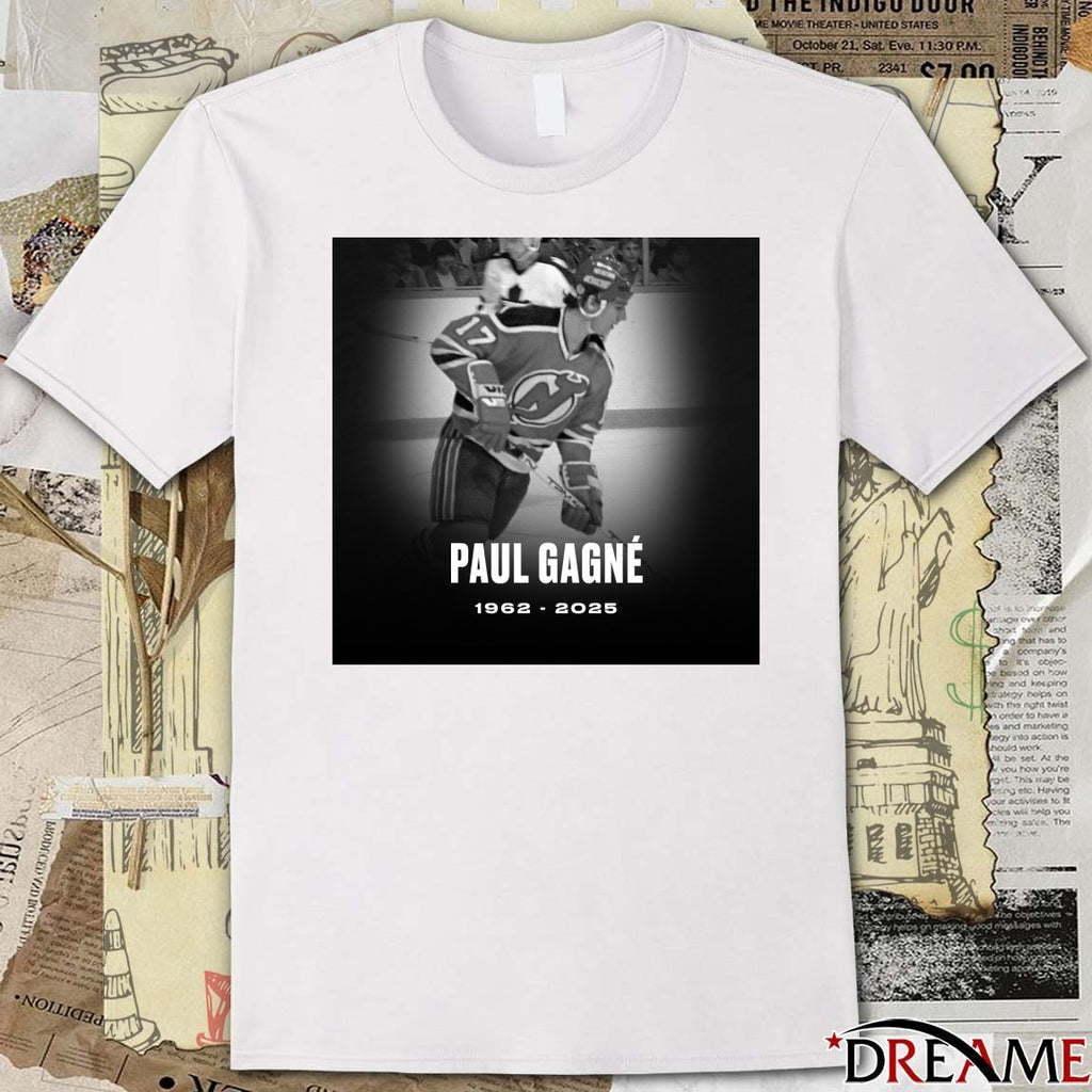 Rest In Peace former NHL player Paul Gagné 1962 – 2025 Poster t-shirt