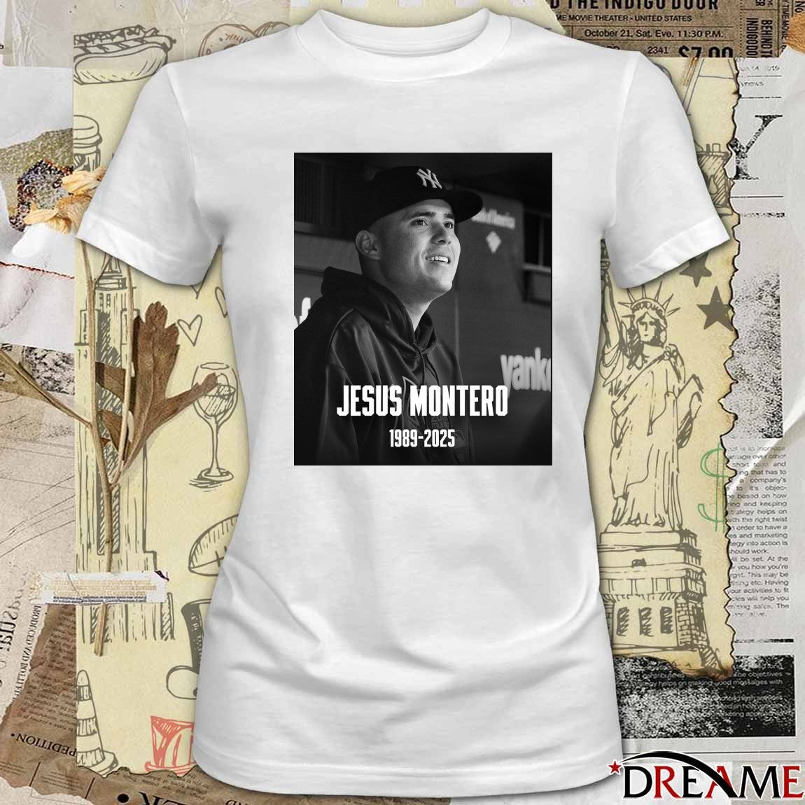 Rest In Peace former Yankees Catcher Jesus Montero 1989 – 2025 Bronx Bombs Poster t-shirt