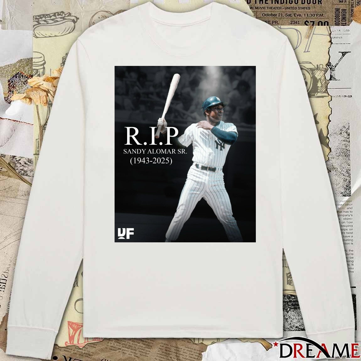 Rest In Piece to former Major League player and coach Sandy Alomar Sr 1943 – 2025 Poster t-shirt