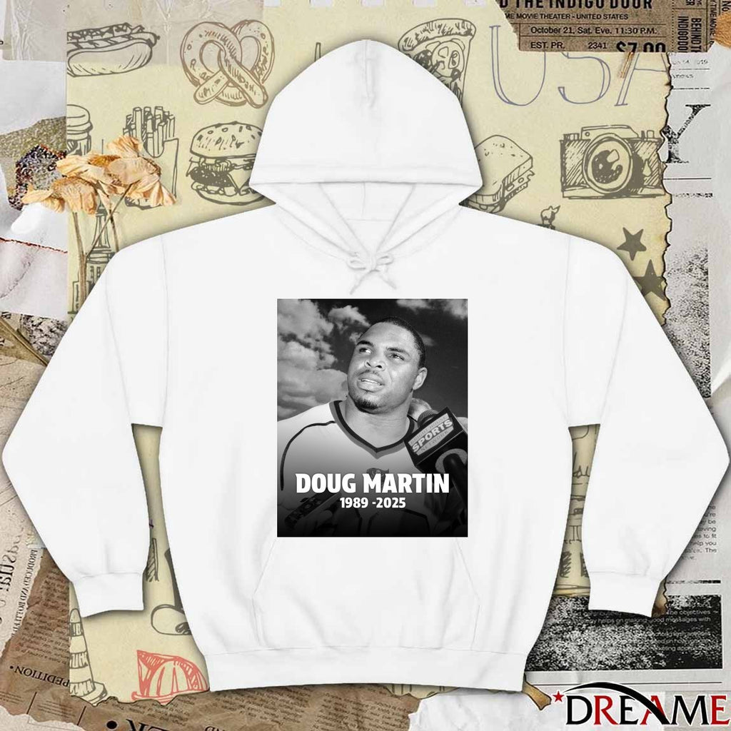 Rest in Peace Doug Martin 1989 – 2025 Barstool Sports Poster t-shirt