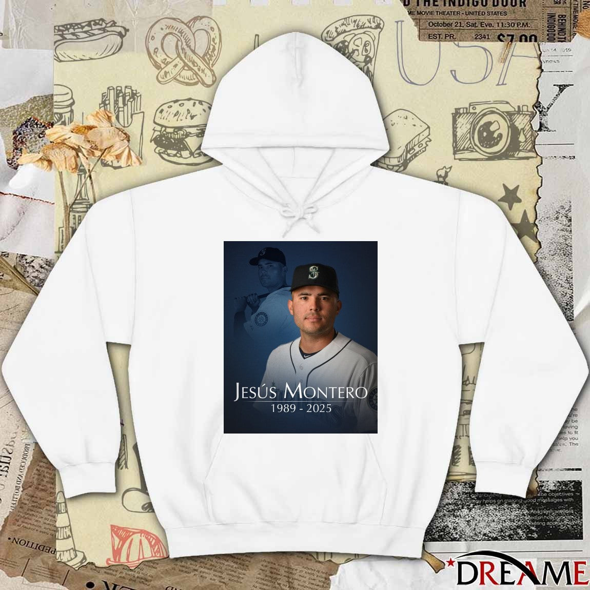 Rest in Peace Jesus Montero 1989 – 2025 Seattle Mariners ON Tap Poster t-shirt