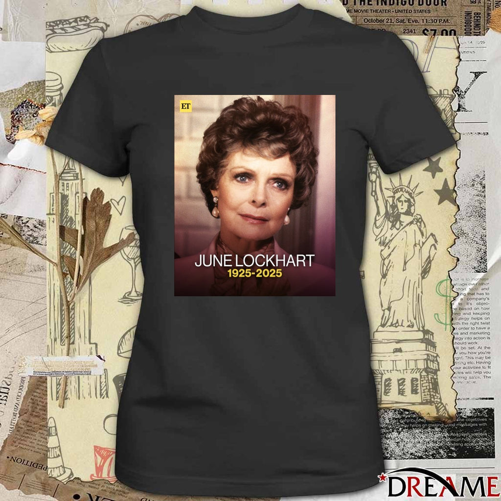 Rest in Peace June Lockhart 1925 – 2025 star of Lassie and Lost in Space Poster t-shirt