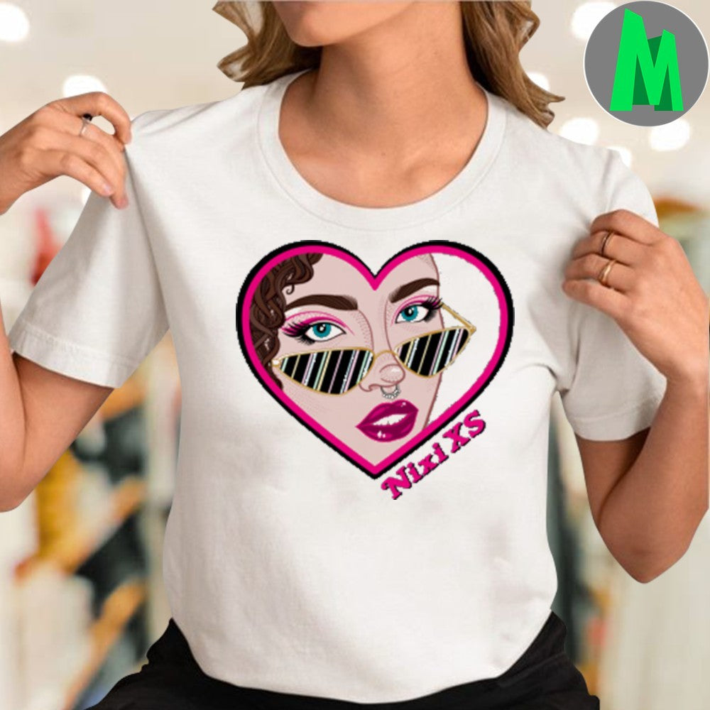 Retro Heart Graphic Shirt