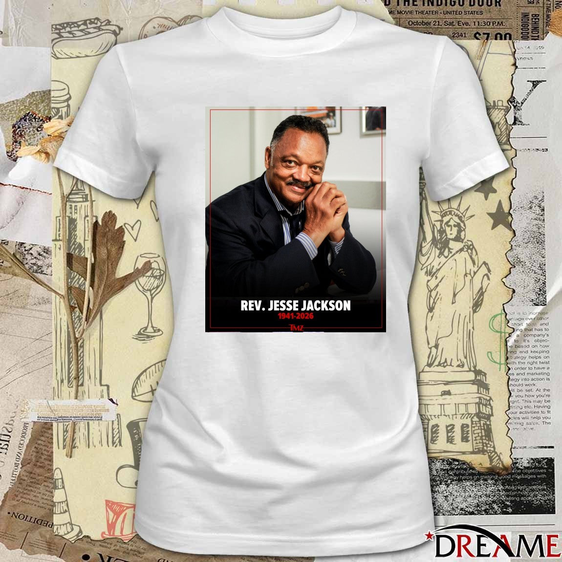 Reverend Jesse Jackson The Civil Rights Pioneer Has Died At 84 t-shirt