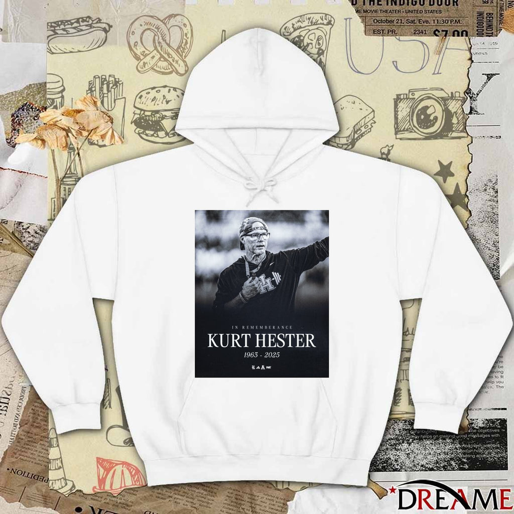 Rice Football Family In Remembrance Kurt Hester 1963 – 2025 Poster t-shirt