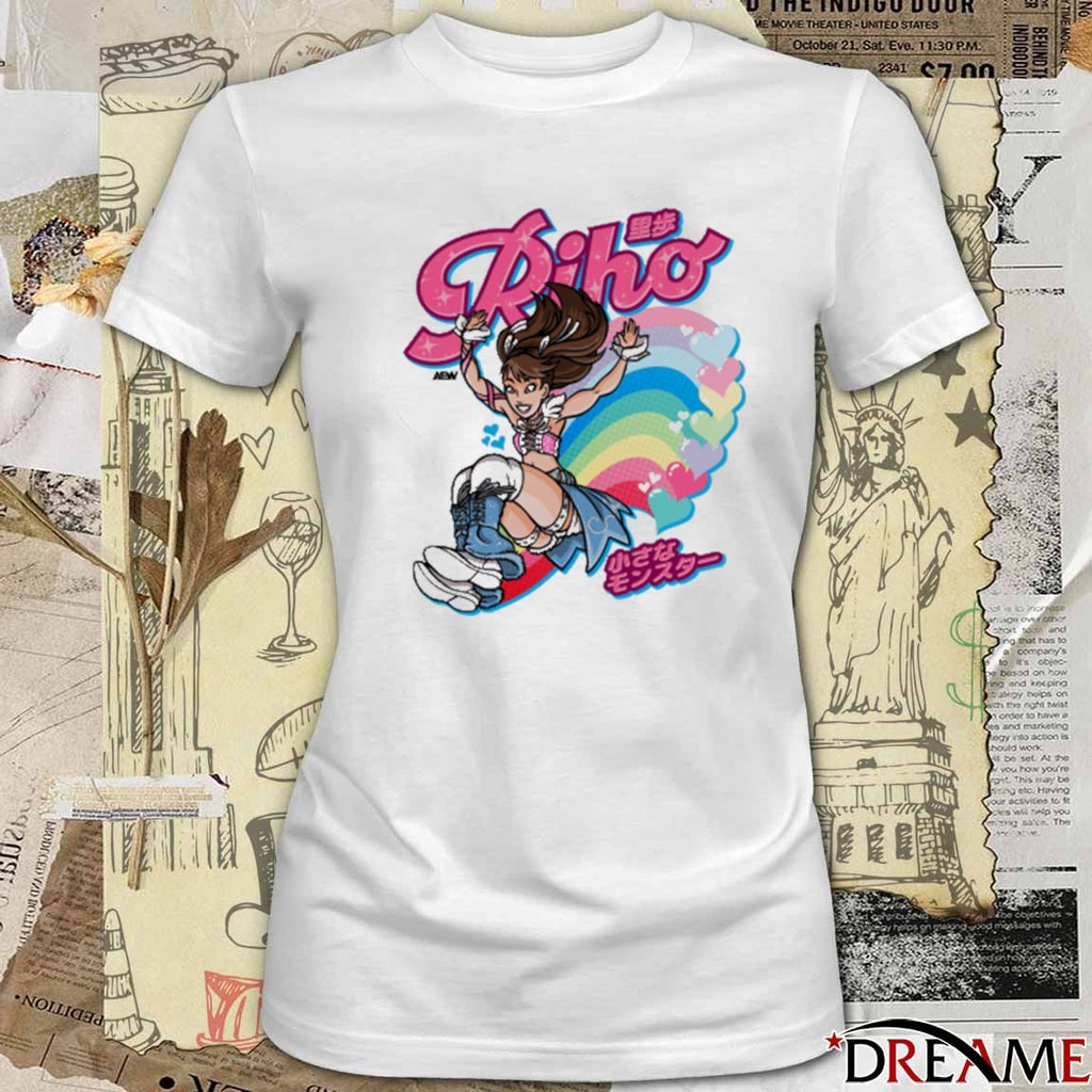 Riho From the Heavens AEW 2025 Fanart t-shirt