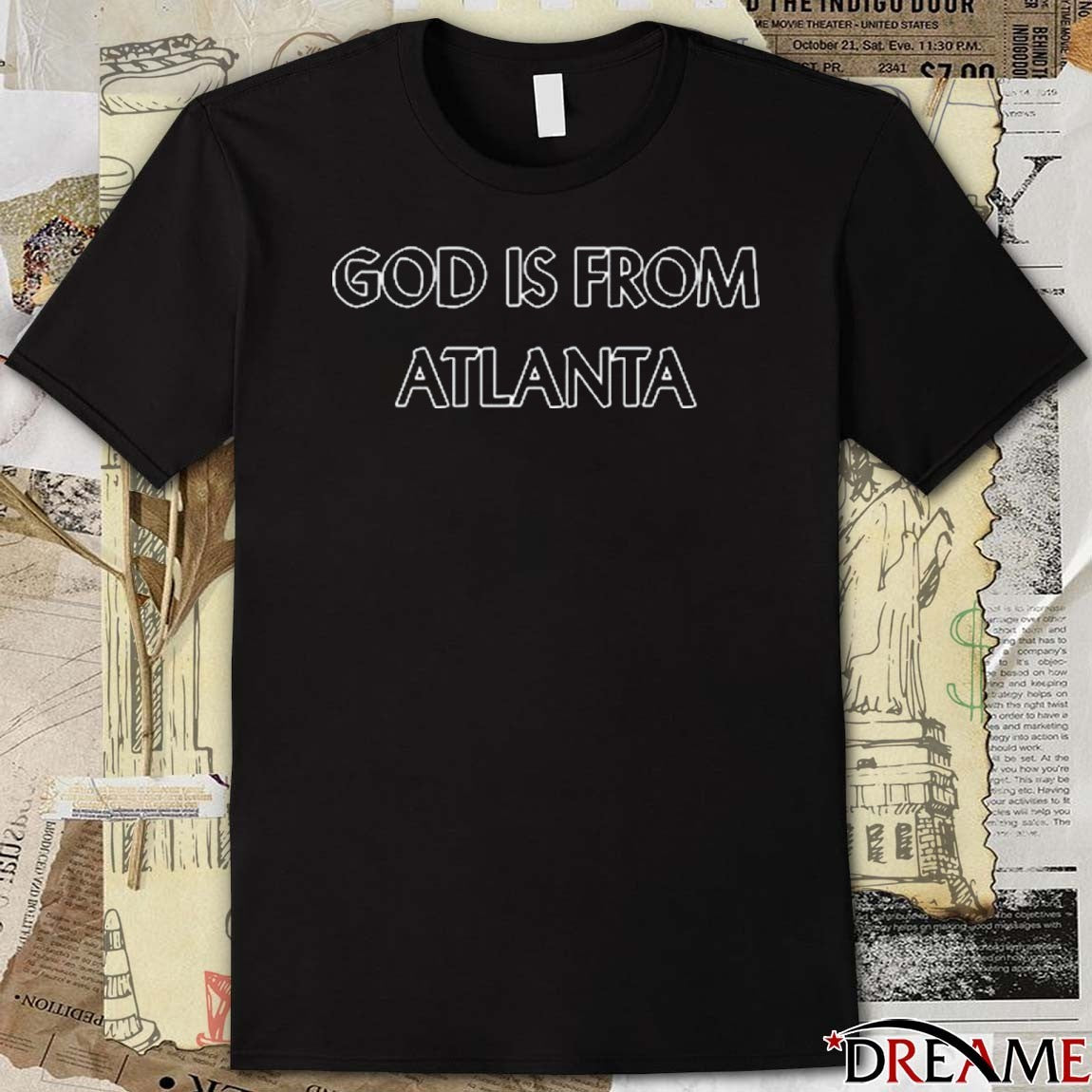 Roc Nation Refugee God Is From Atlanta 2025 t-shirt