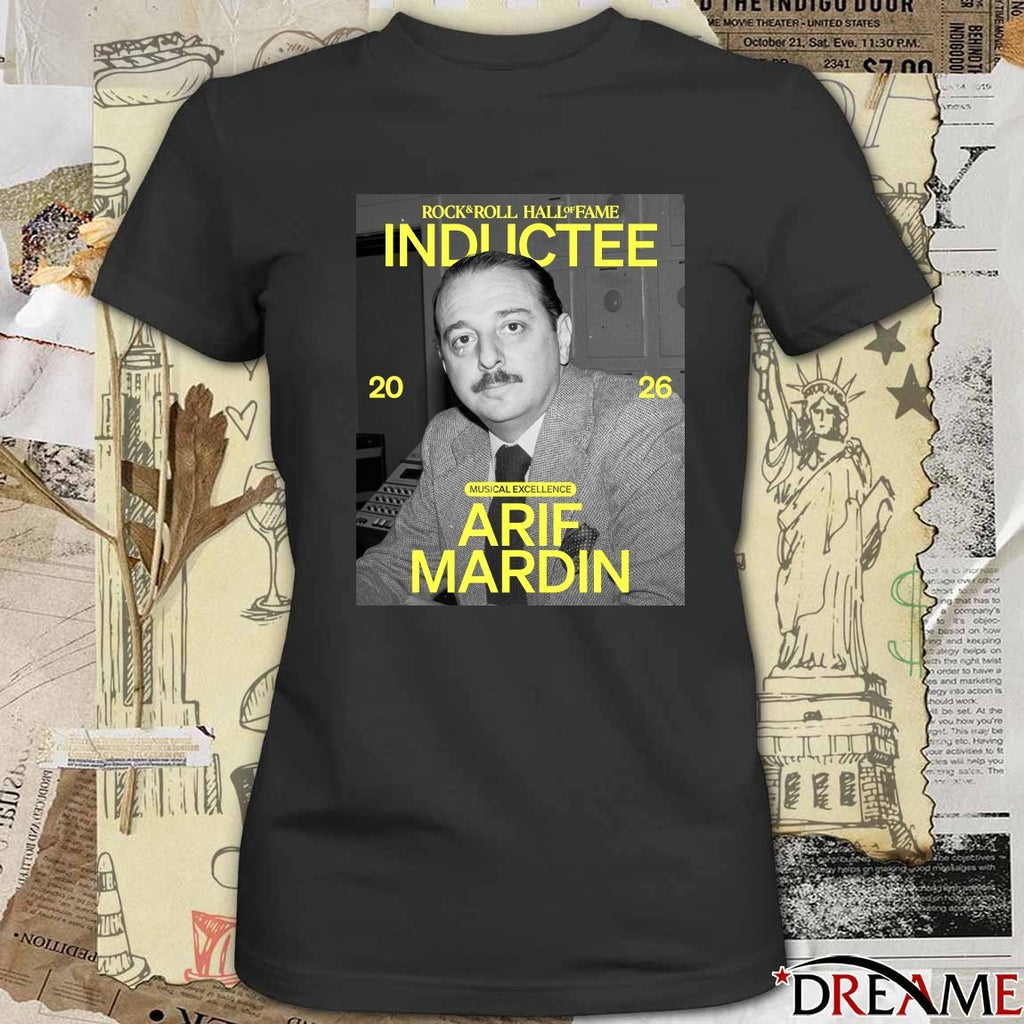 Rock & Roll Hall of Fame Class of 2026 Inductee Musical Excellence Arif Mardin Poster t-shirt