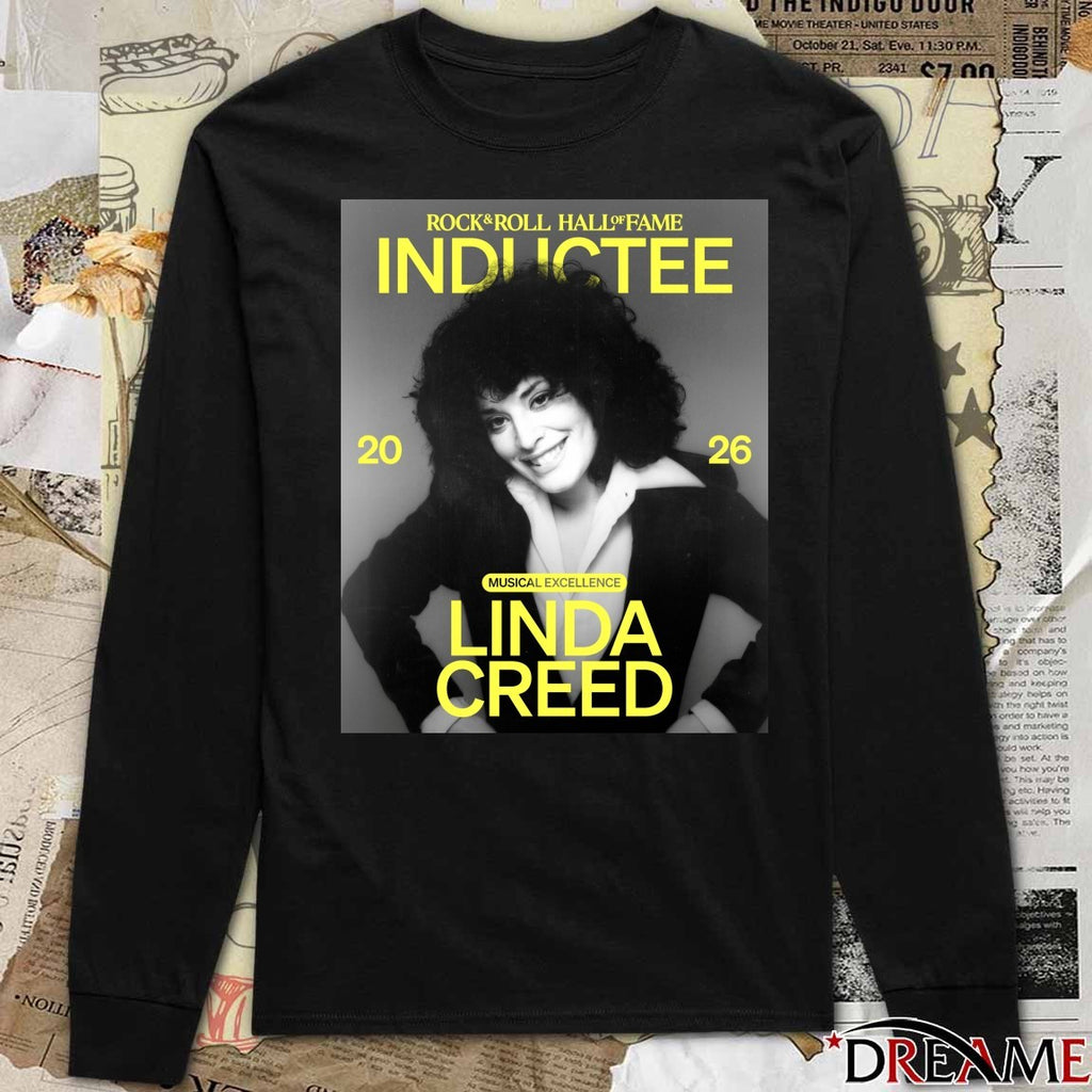 Rock & Roll Hall of Fame Class of 2026 Inductee Musical Excellence Linda Creed Poster t-shirt