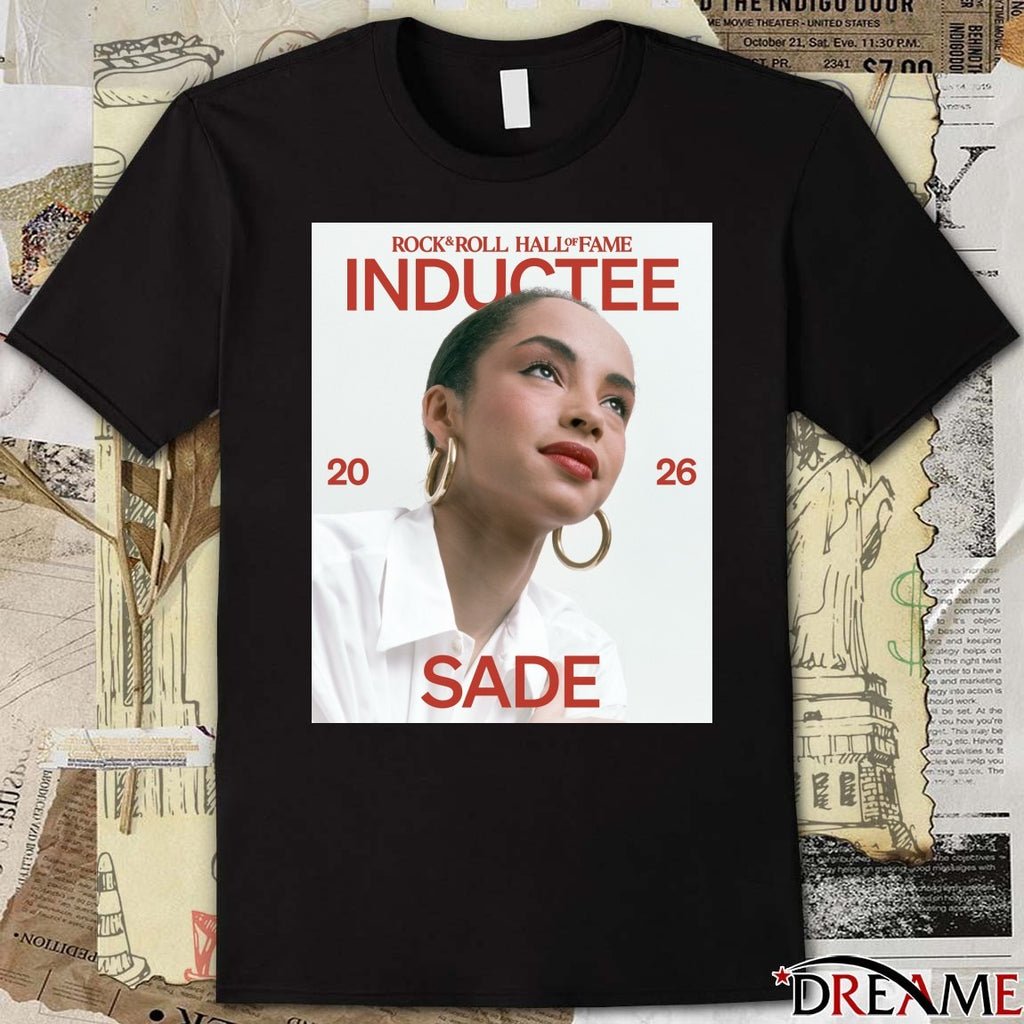 Rock & Roll Hall of Fame Class of 2026 Inductee Sade Poster t-shirt