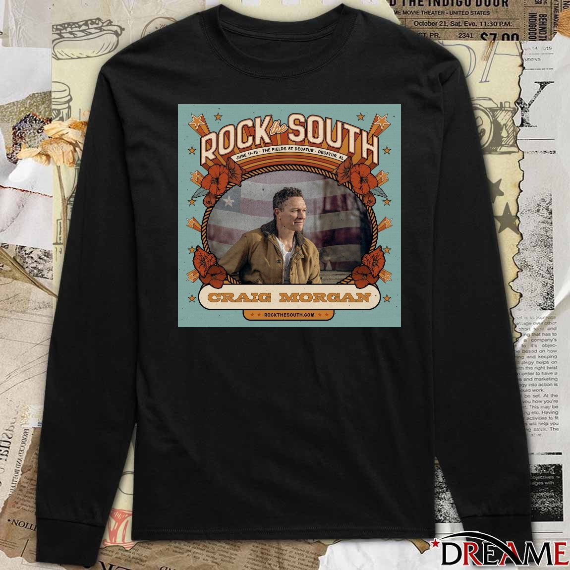 Rock the South Craig Morgan Jane 11-13 The Fields At Decatur Decatur AL Poster t-shirt