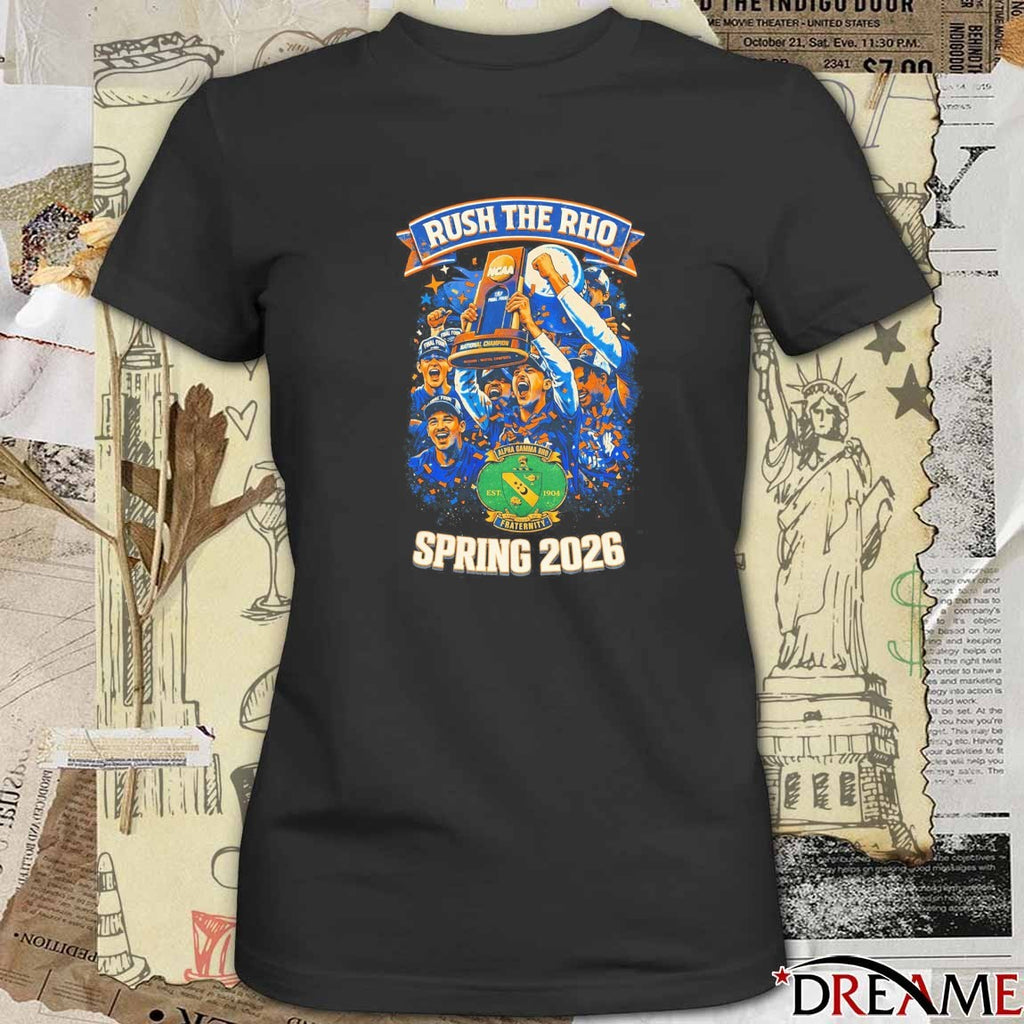 Rush The Rho Spring 2026 Alpha Gamma Rho t-shirt