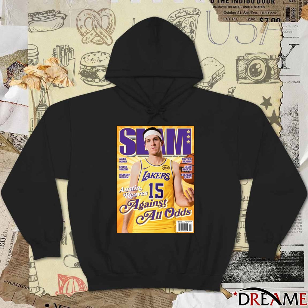 SLAM 260 Austin Reaves Against All Odds Los Angeles Lakers Basketball Magazine t-shirt