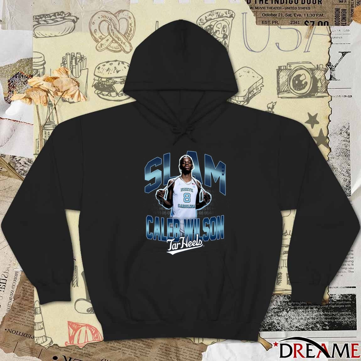 SLAM Caleb Wilson Remix North Carolina Tar Heels t-shirt