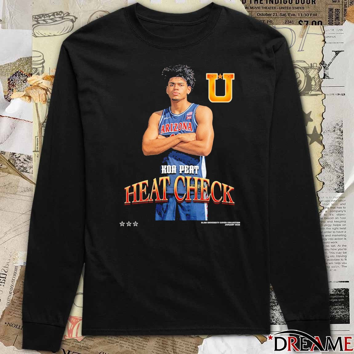 SLAM Cover Arizona Wildcats MBB Koa Peat Heat Check t-shirt