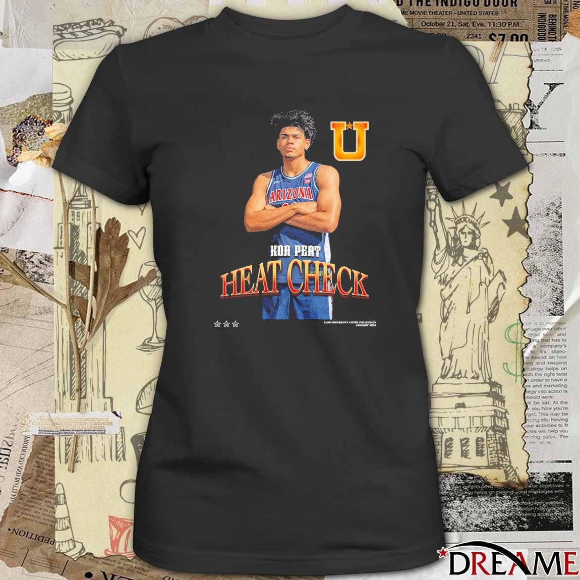SLAM Cover Arizona Wildcats MBB Koa Peat Heat Check t-shirt