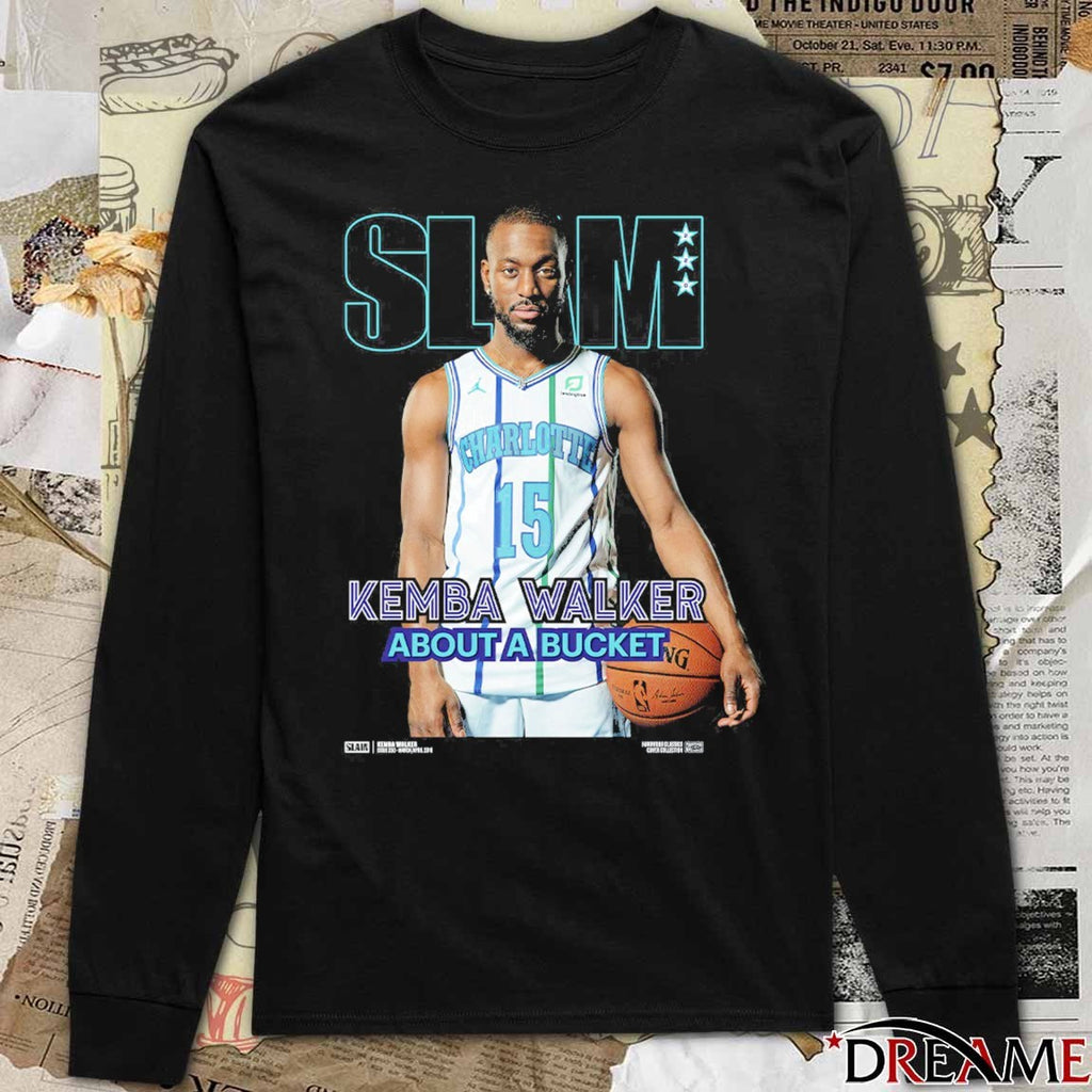 SLAM – Kemba Walker About A Bucket Charlotte Hornets Basketball t-shirt