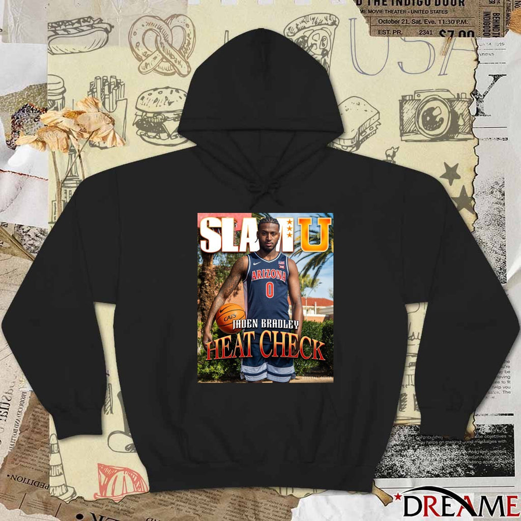 SLAM U Arizona Wildcats MBB Jaden Bradley Heat Check Poster t-shirt