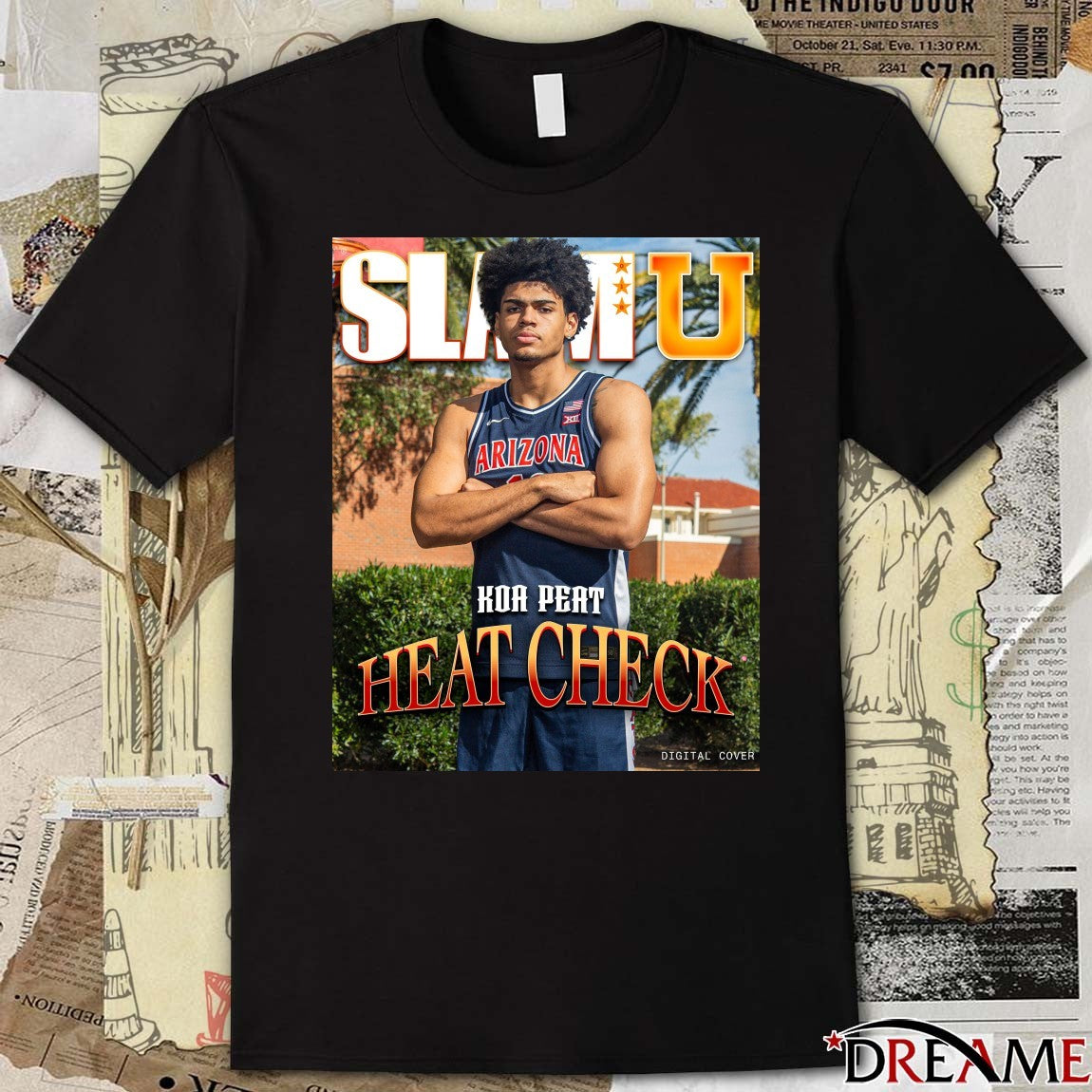 SLAM U Arizona Wildcats MBB Koa Peat Heat Check Poster t-shirt