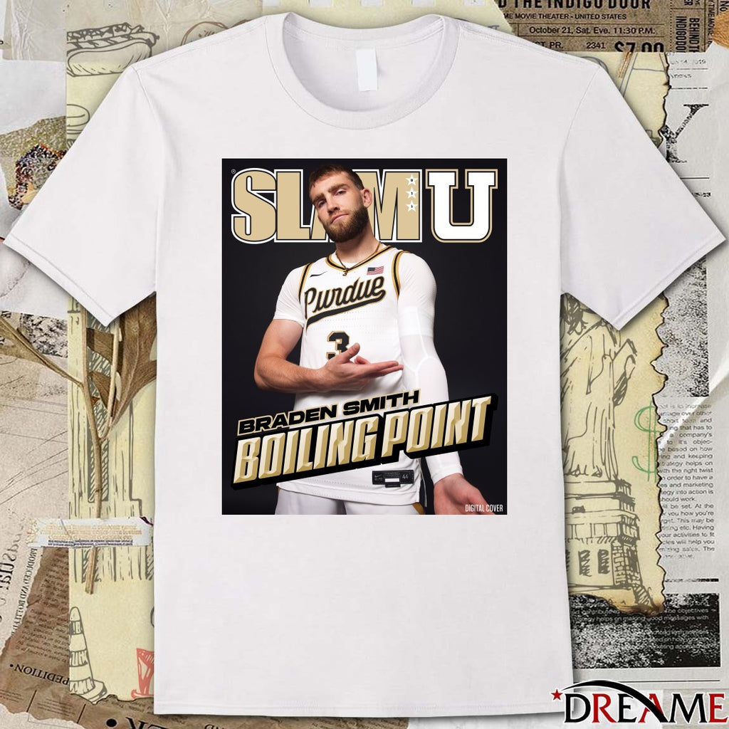 SLAM U Braden Smith Boiling Point Purdue Boilermakers Poster t-shirt
