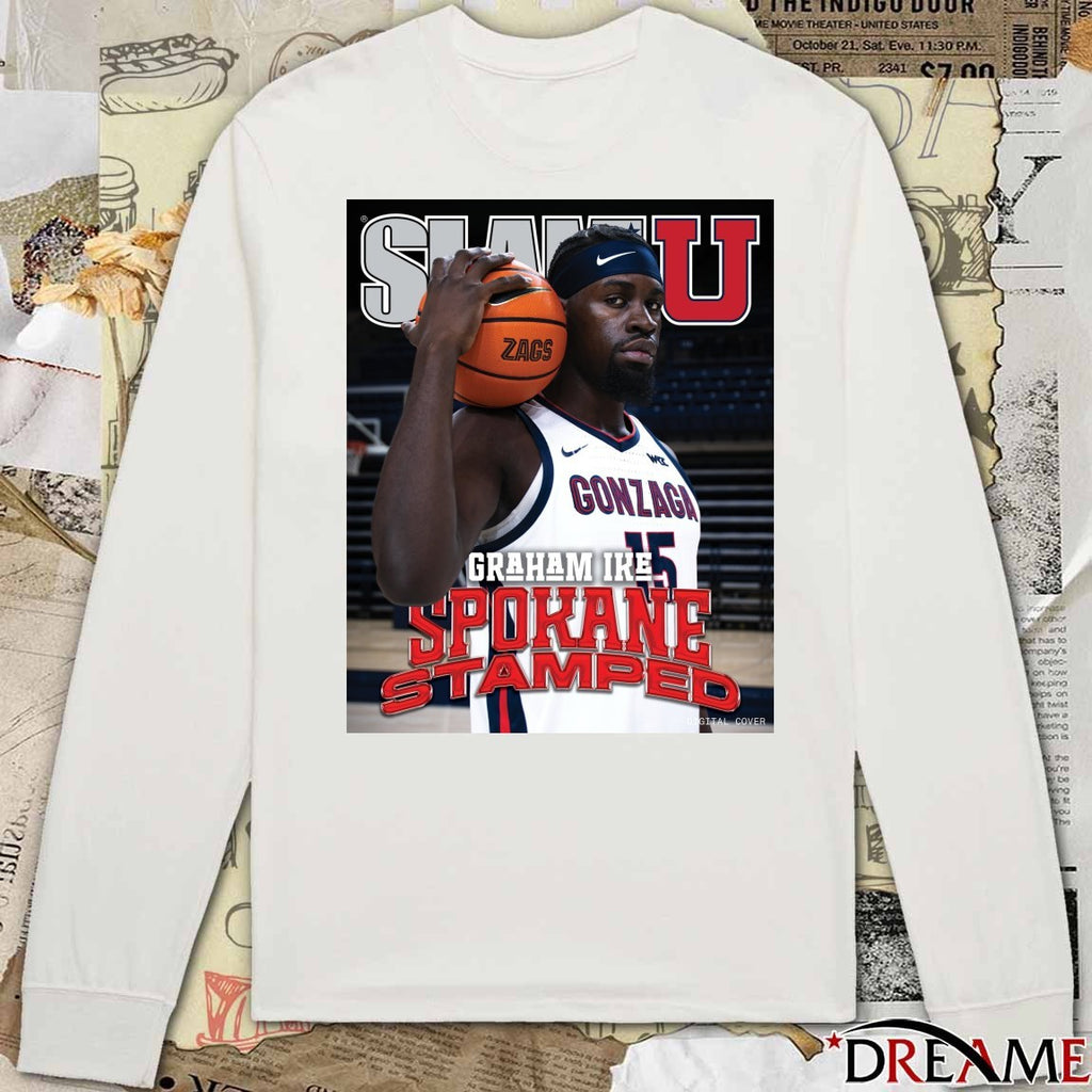 SLAM U Graham Ike Gonzaga Bulldogs Basketball Beware Of The Dogs Poster t-shirt