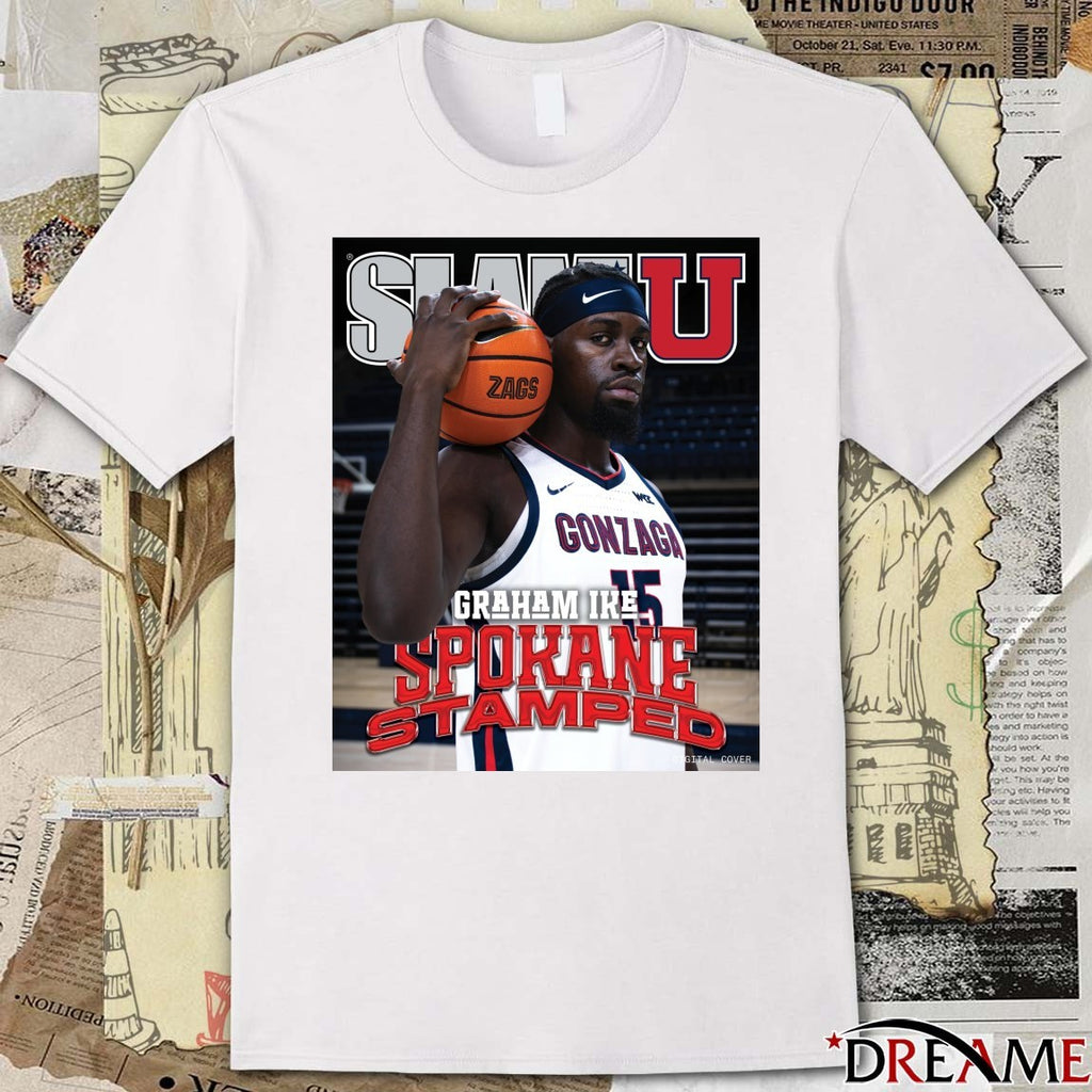 SLAM U Graham Ike Gonzaga Bulldogs Basketball Beware Of The Dogs Poster t-shirt