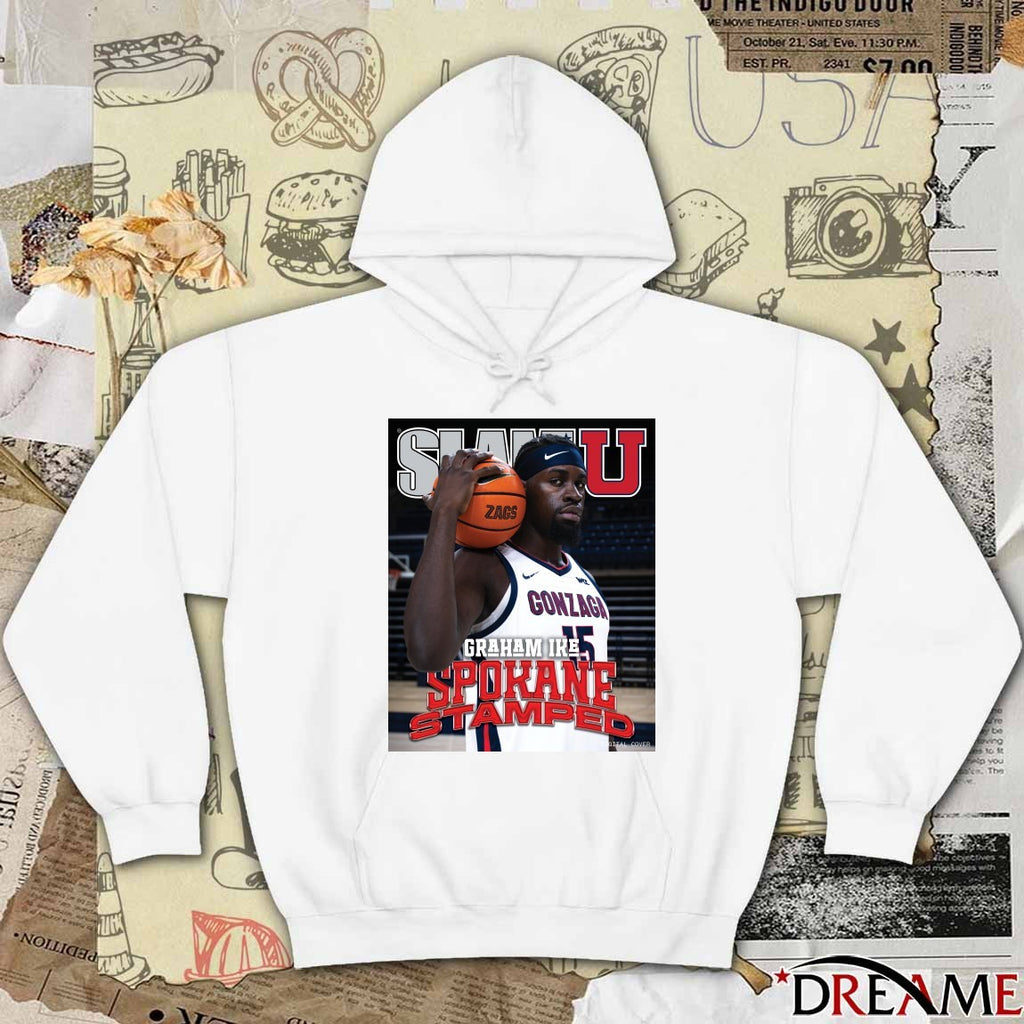 SLAM U Graham Ike Spokane Stamped Gonzaga Bulldogs Poster t-shirt