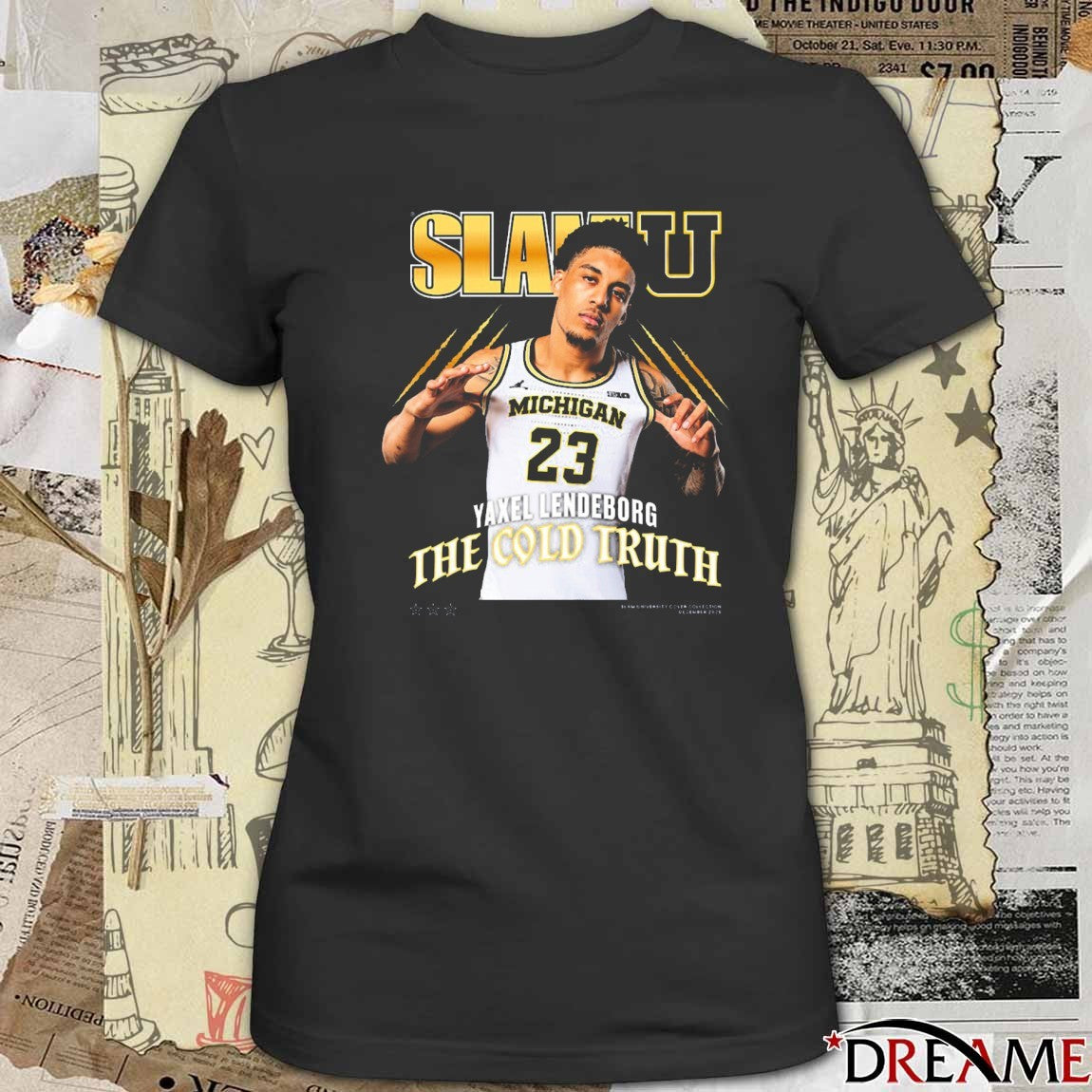 SLAM U Yaxel Lendeborg 2025 Michigan Wolverines The Cold Truth t-shirt