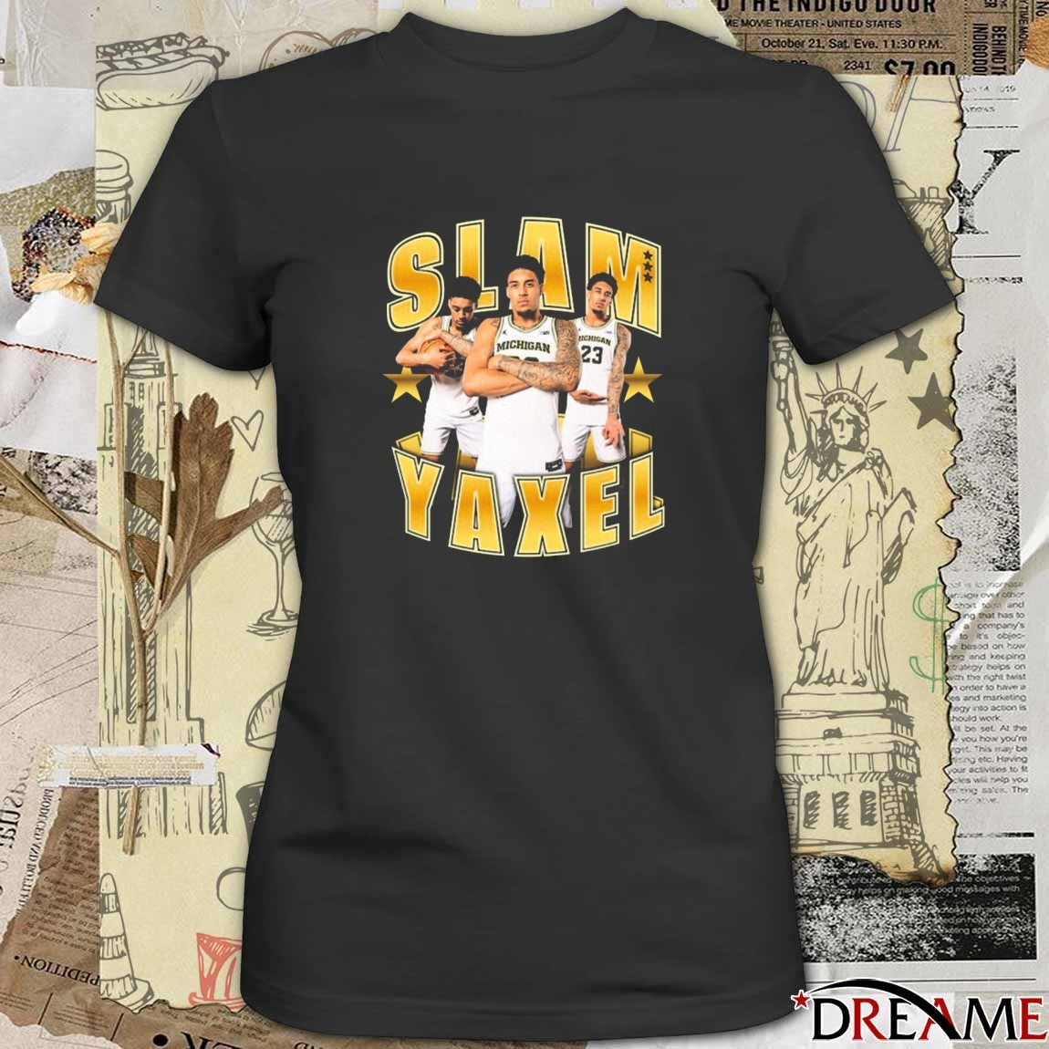 SLAM Yaxel Lendeborg Remix 2025 Big Ten Michigan Wolverines basketball t-shirt