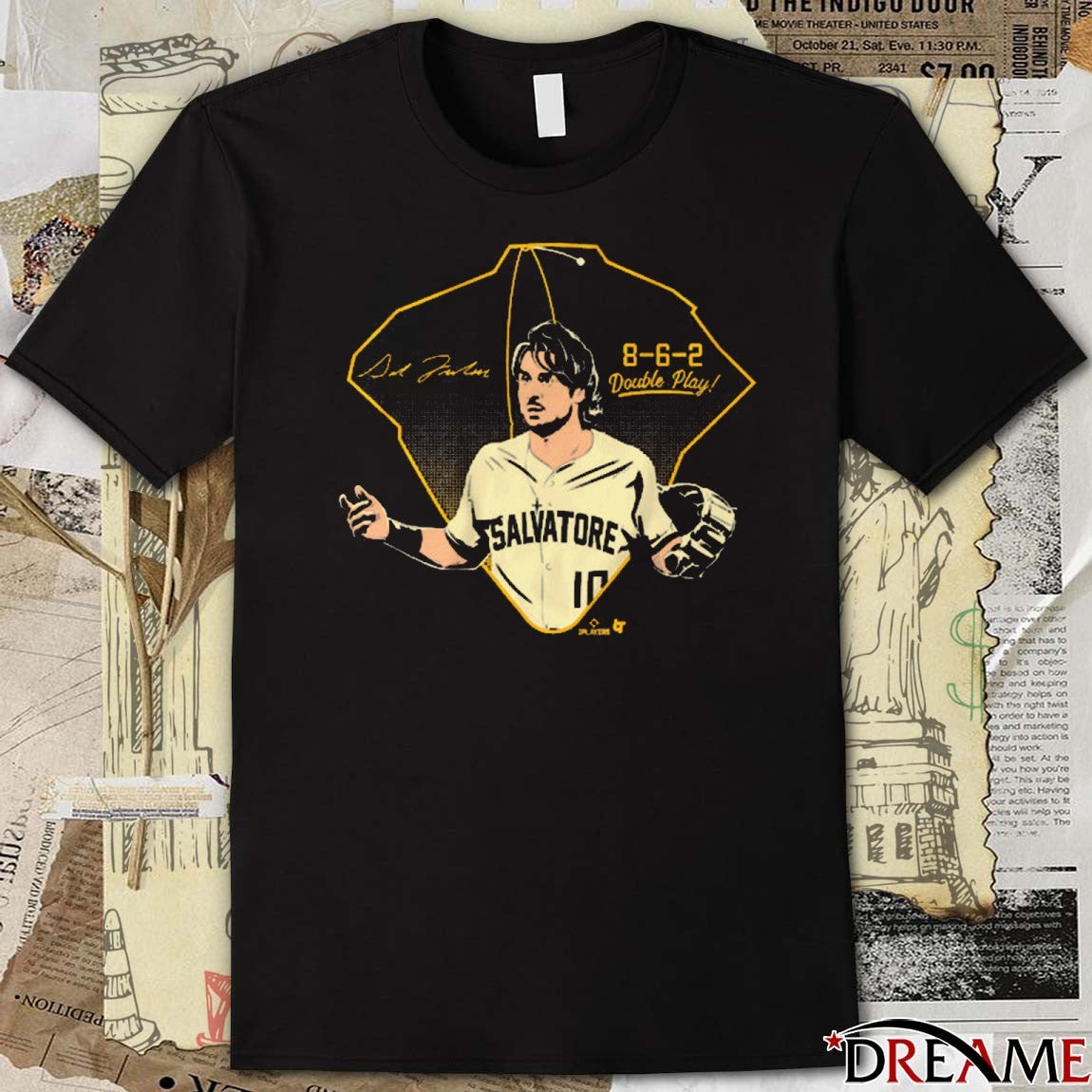Sal Frelick 8-6-2 Double Play Milwaukee Brewers MLB Signature t-shirt
