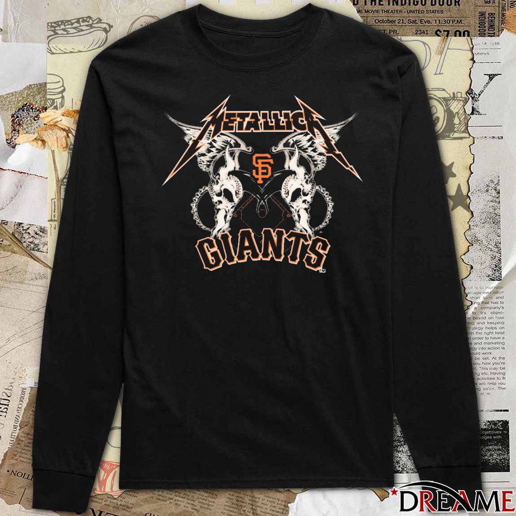 San Francisco Giants MLB Baseball Metallica Wings 2025 t-shirt