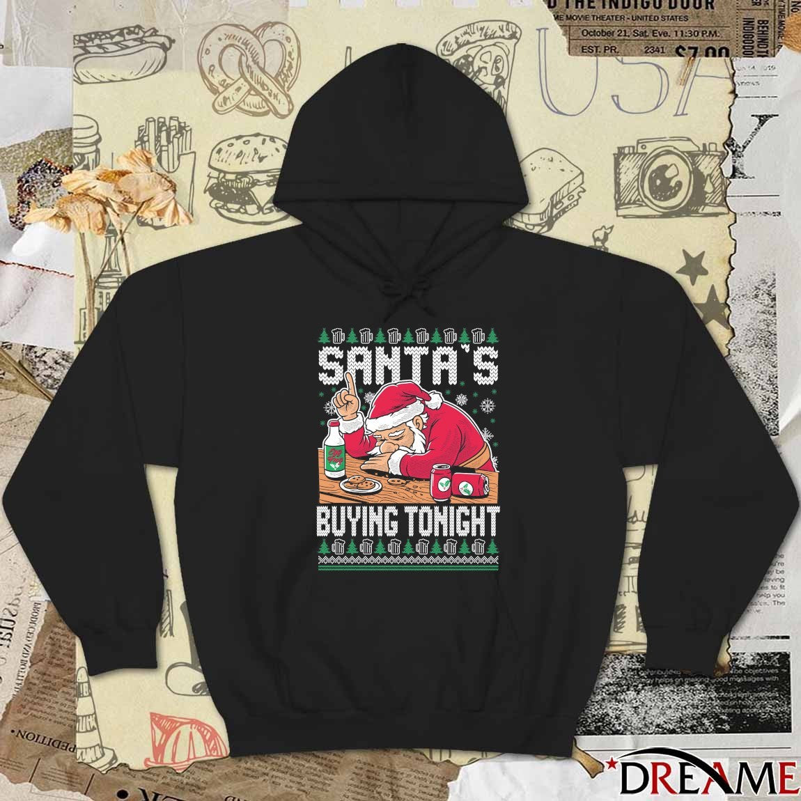 Santa’s Buying Tonight Ugly Christmas Sweater 2025 t-shirt