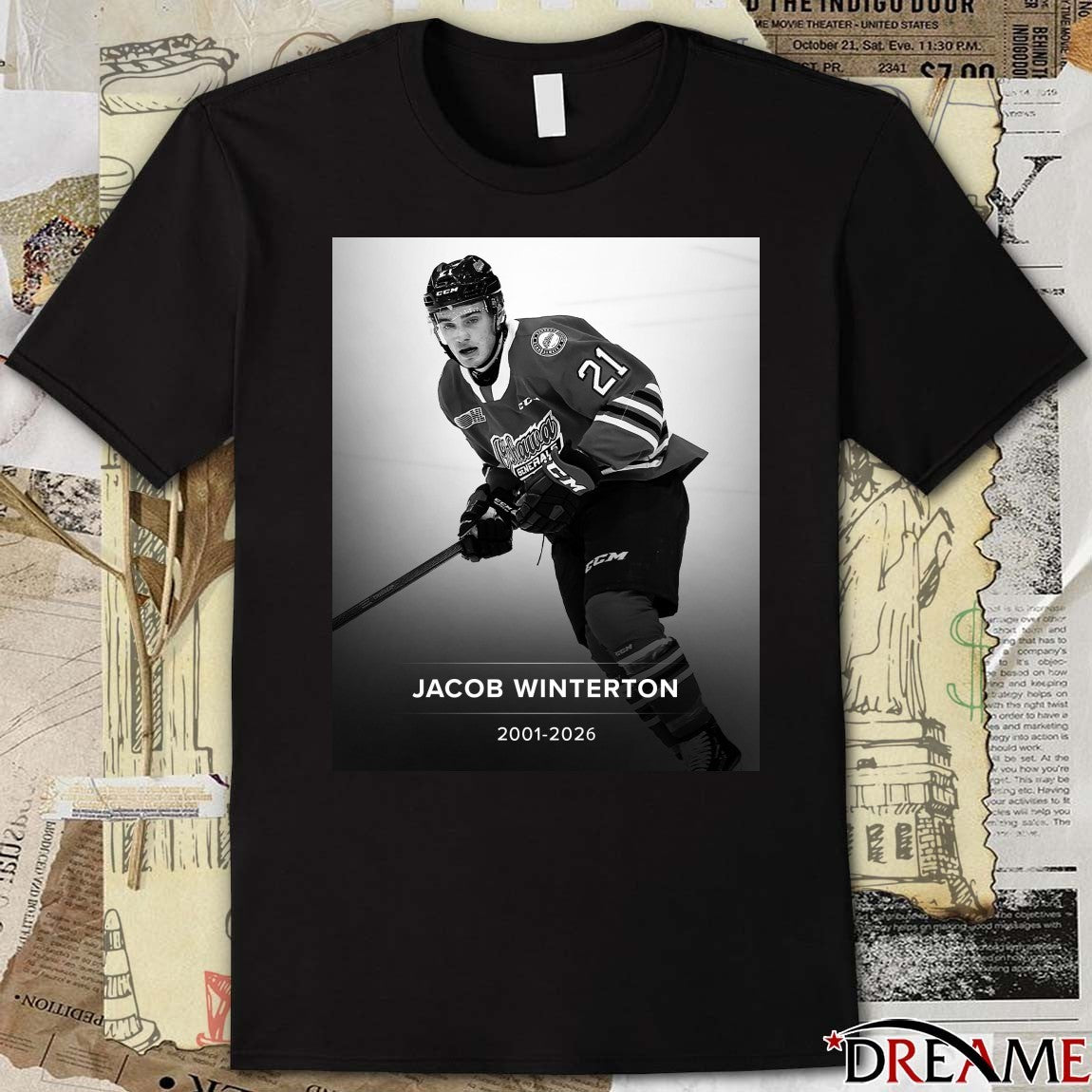 Seattle Kraken Jacob Winterton 2001 – 2026 t-shirt