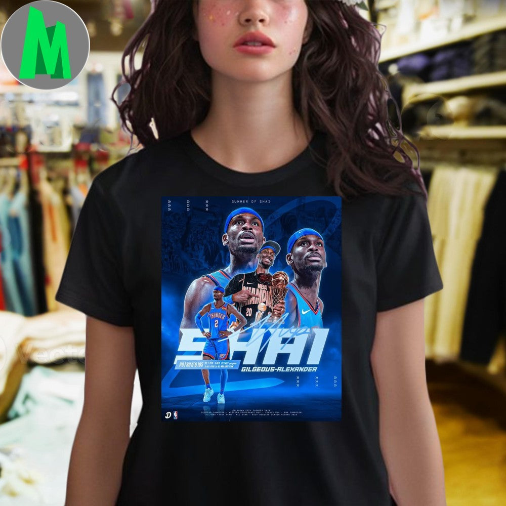 Shai Gilgeous-Alexander OKC Thunder NBA Player Shirt