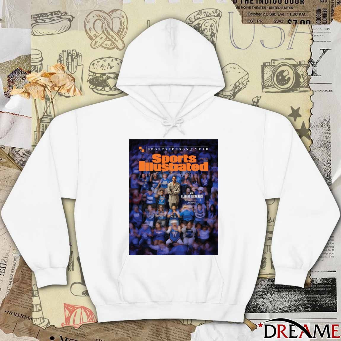 Shai Gilgeous-Alexander Sports Illustrated 2025 Sportsperson of the Year Poster t-shirt
