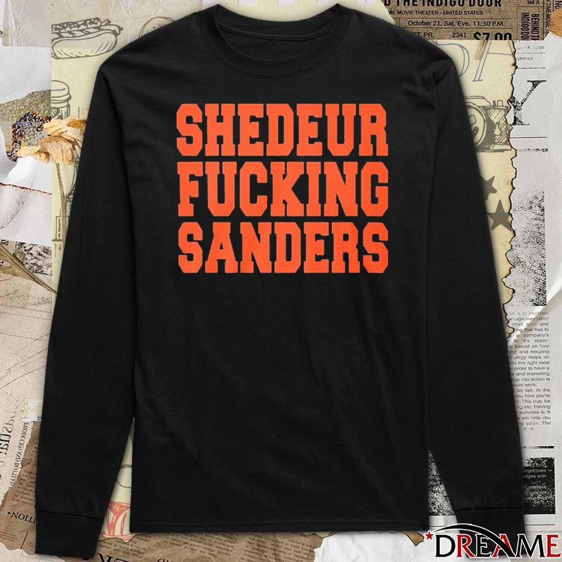 Shedeur Fucking Sanders Cleveland Browns t-shirt