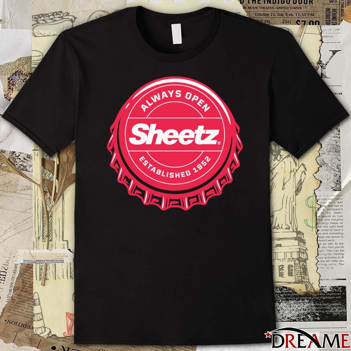 Sheetz Always Open Established Date 1952 Logo t-shirt
