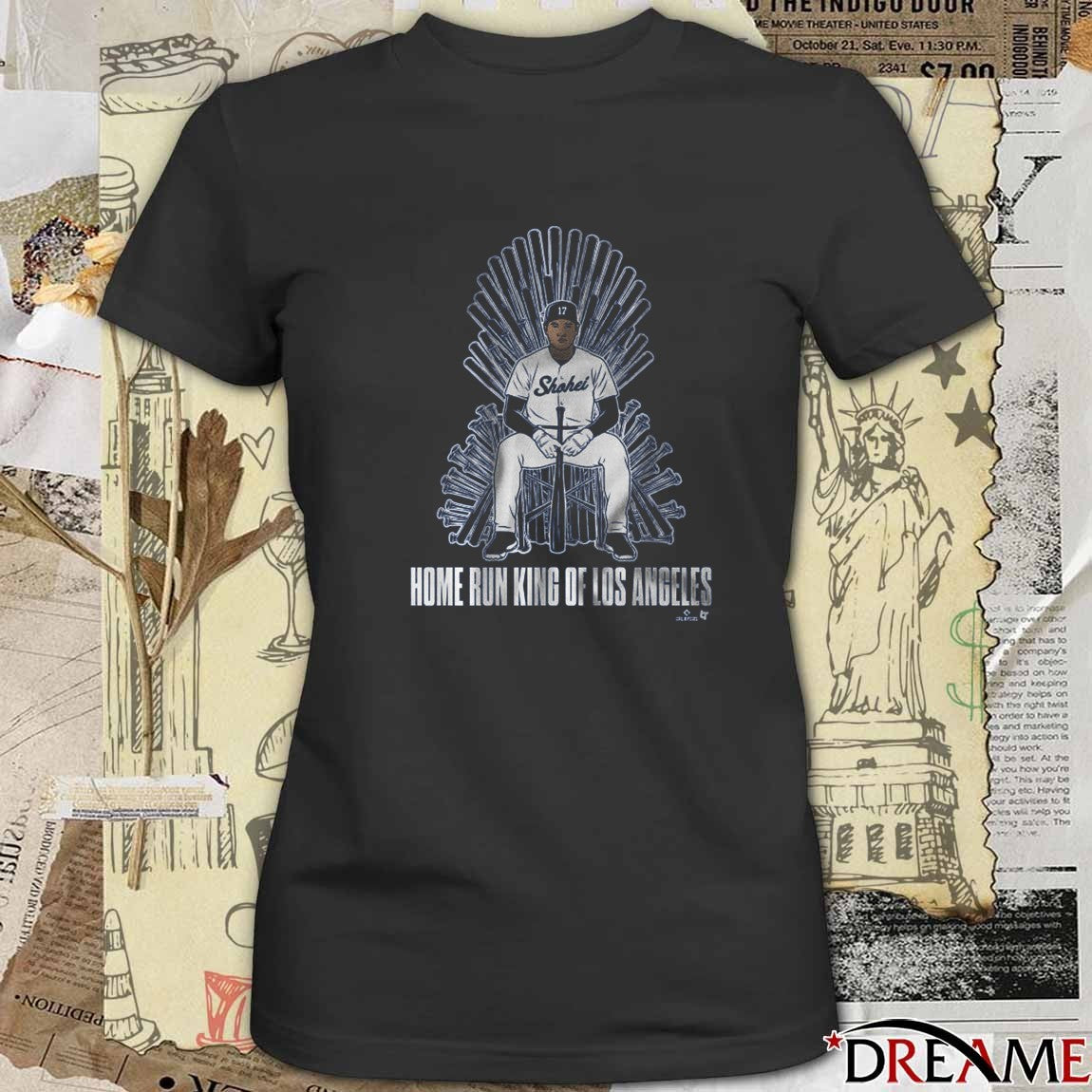 Shohei Ohtani Home Run King of Los Angeles Dodgers MLB t-shirt