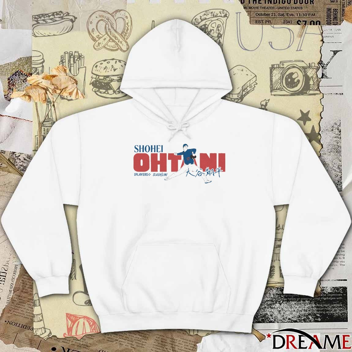 Shohei Ohtani Kanji Los Angeles Dodgers MLB Slash Line Signature t-shirt