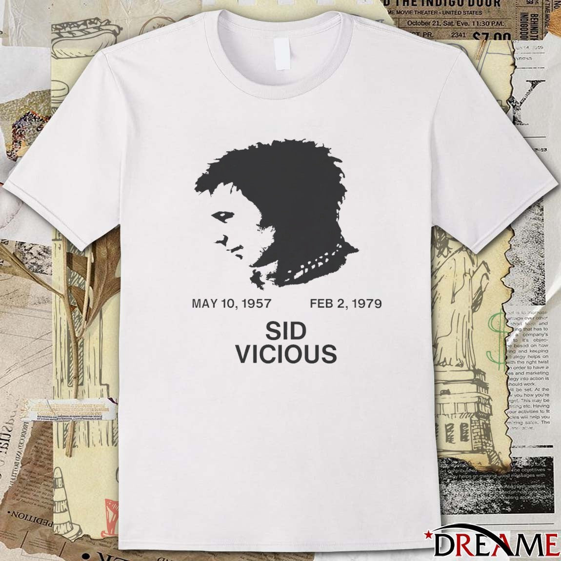 Sid Vicious May 10 1957 – February 2 1979 t-shirt