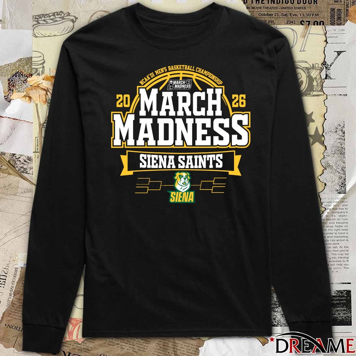 Siena Saints 2026 NCAA DI Men’s Basketball Championship March Madness t-shirt