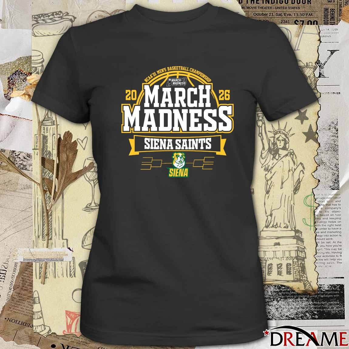 Siena Saints 2026 NCAA DI Men’s Basketball Championship March Madness t-shirt