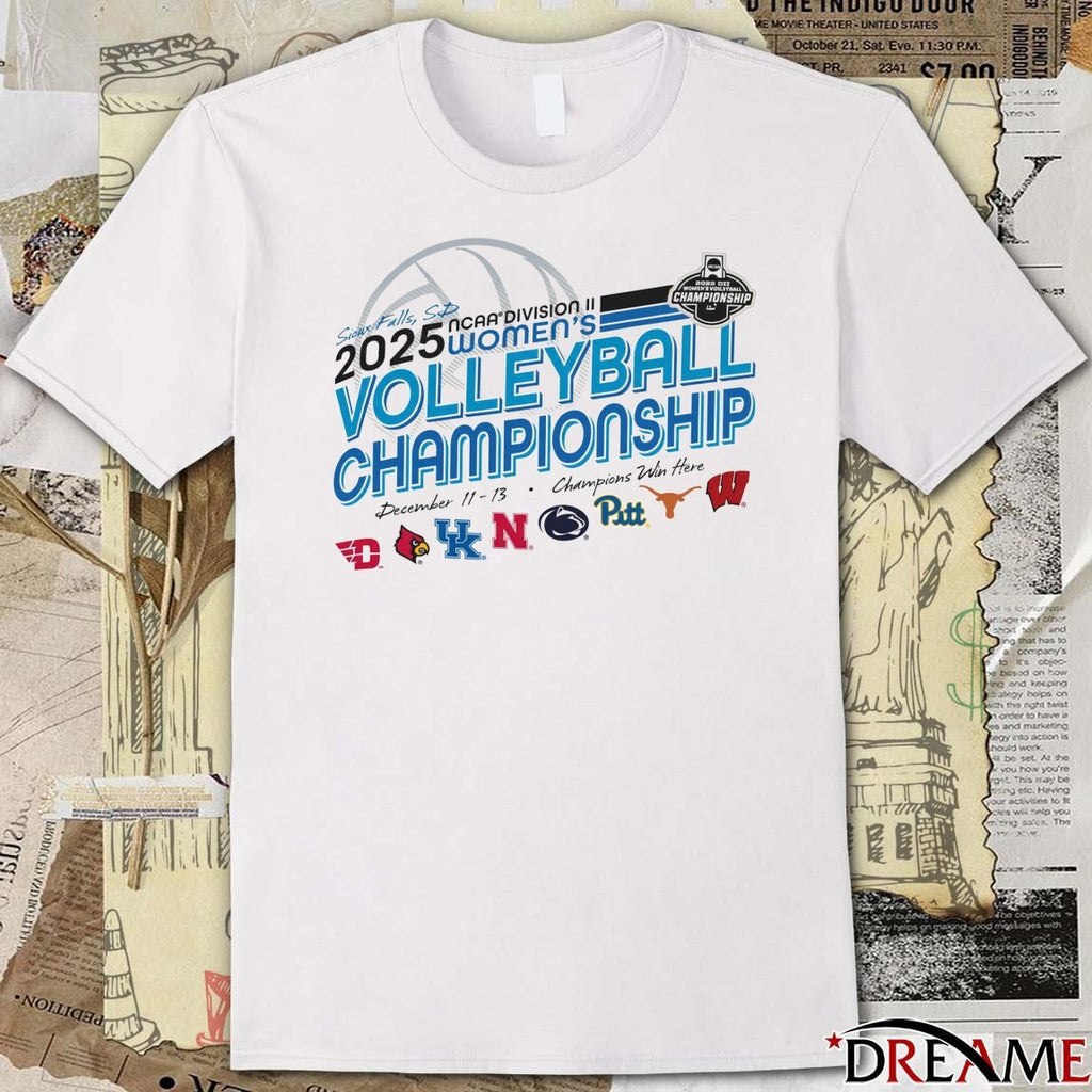 Sioux Falls SD 2025 NCAA Division II Women’s Volleyball Championship December 11-13 Champions Win Here t-shirt